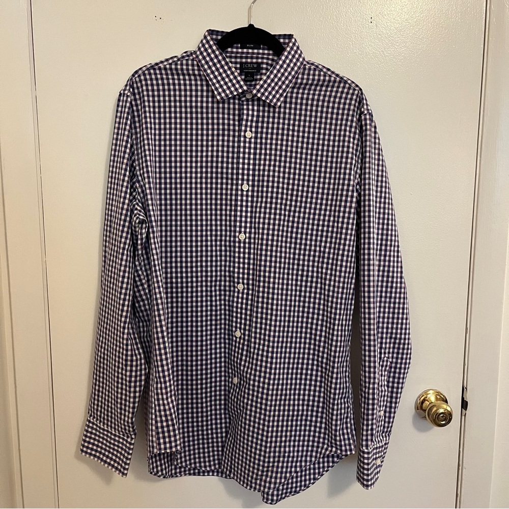 JCrew Men’s Slim Performance Dress Shirt - L